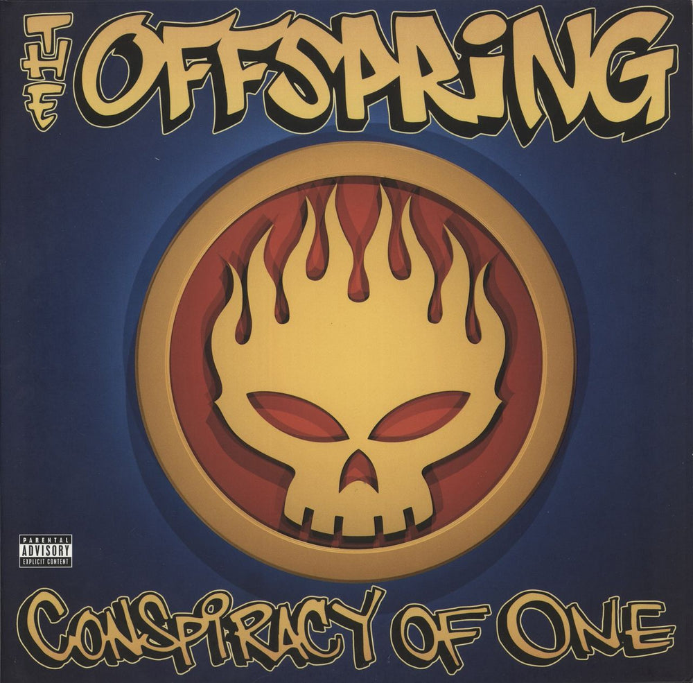Offspring Conspiracy Of One - 20th Anniversary Edition - Yellow W/ Red Splatter Vinyl US vinyl LP album (LP record) B0032806-01