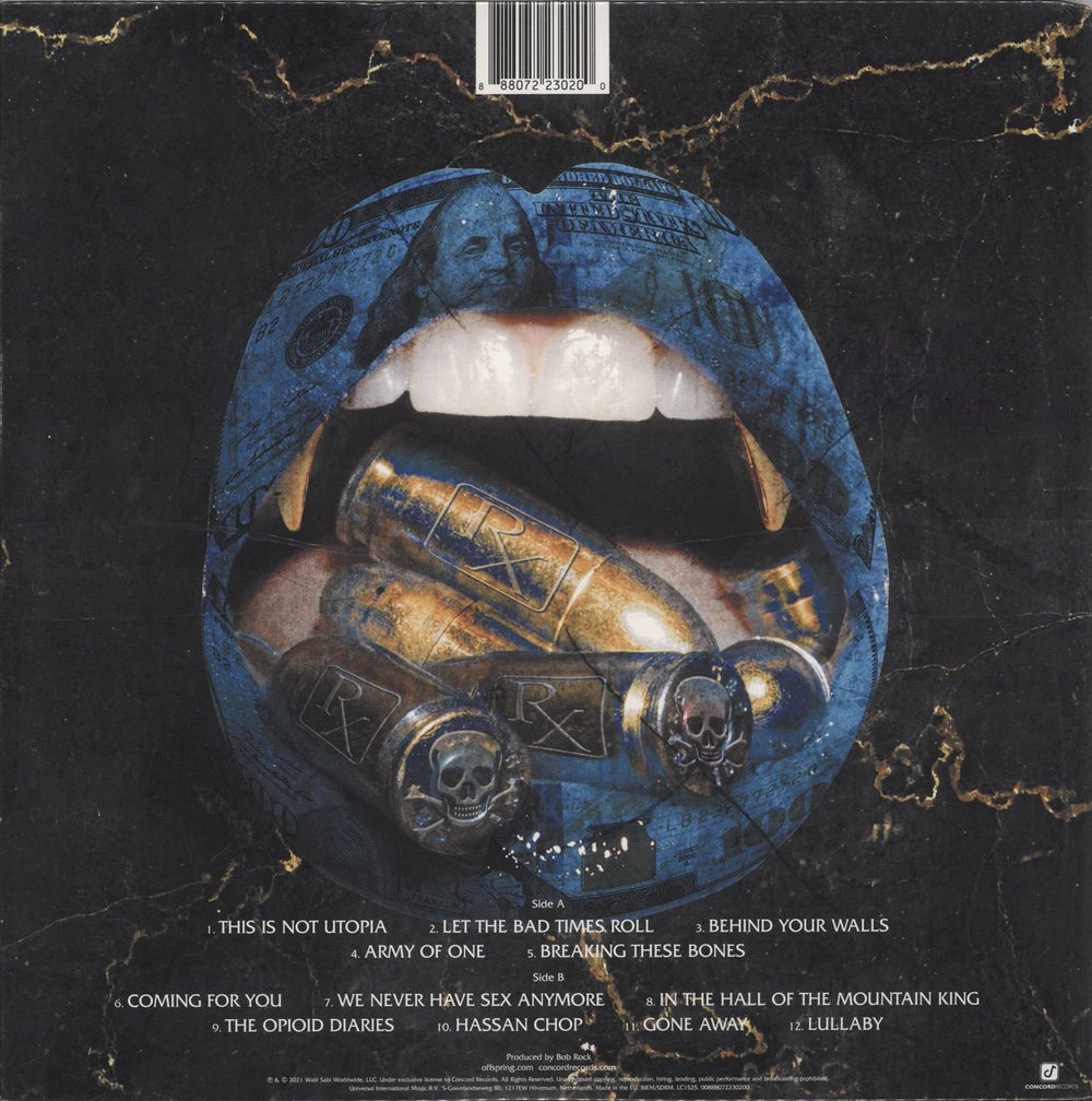 Offspring Let The Bad Times Roll - Sealed UK vinyl LP album (LP record) 888072230200'2021