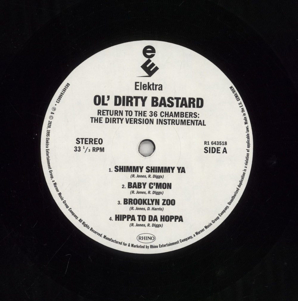 Ol Dirty Bastard Return To The 36 Chambers: The Dirty Version Instrumental - BFRSD + 7" US 2-LP vinyl record set (Double LP Album) ODB2LRE861076