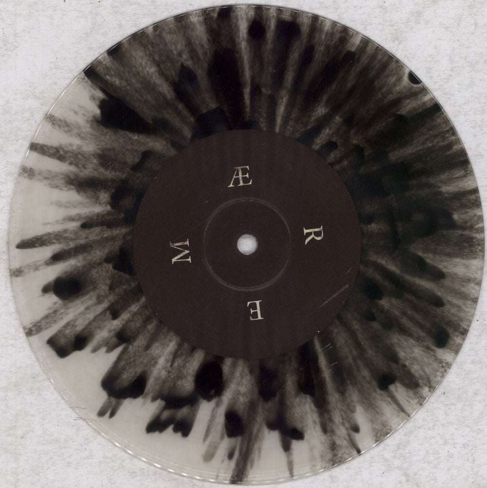 Old Skin Mære - Clear W/ Black Splatter UK 7" vinyl single (7 inch record / 45) 7U107MR843013