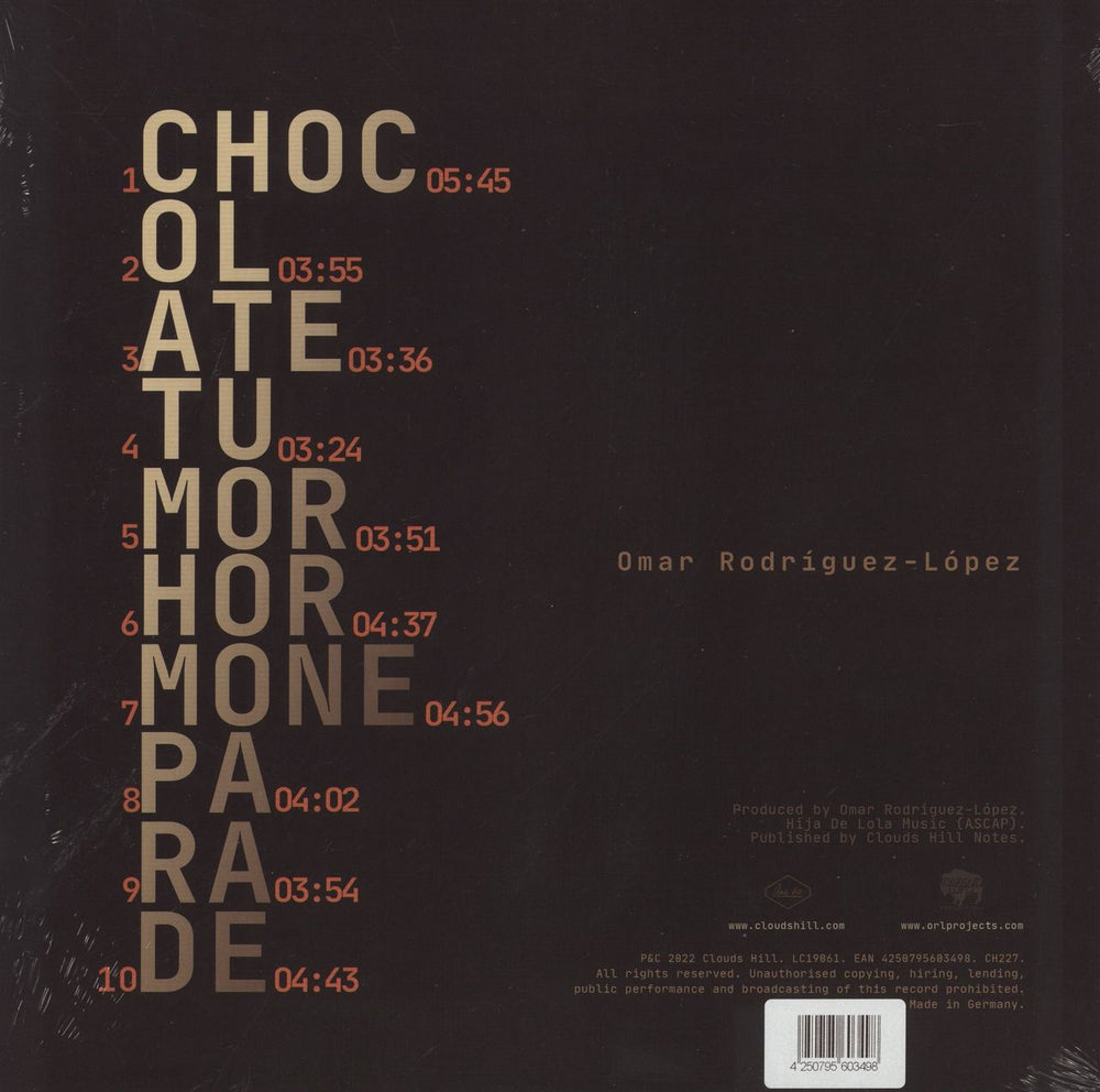 Omar Rodriguez-Lopez Chocolate Tumor Hormone Parade - Clouds Hill Edition - Recycled Vinyl - Sealed UK vinyl LP album (LP record) 4250795603498