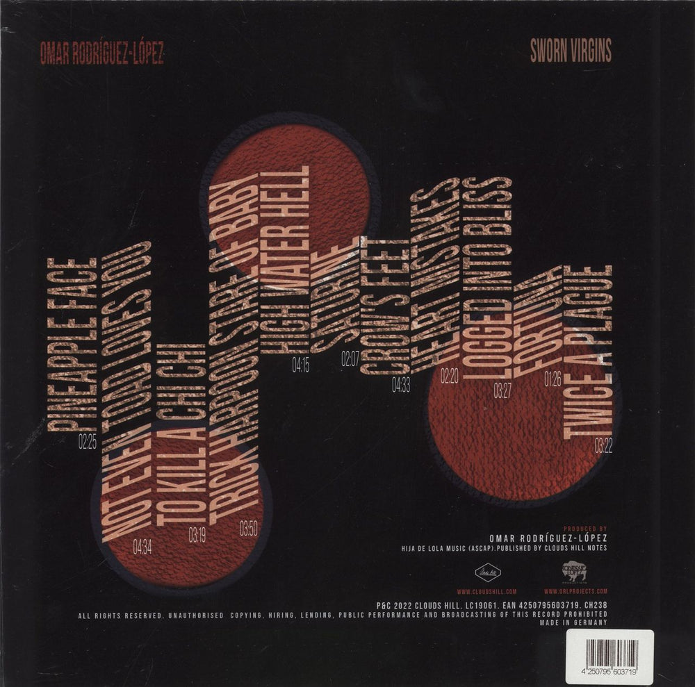 Omar Rodriguez-Lopez Sworn Virgins - Clouds Hill Edition - Recyled Vinyl - Sealed UK vinyl LP album (LP record) 4250795603719