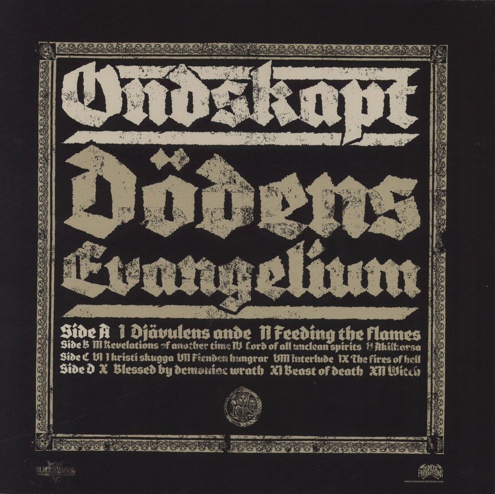 Ondskapt Dödens Evangelium French 2-LP vinyl record set (Double LP Album)