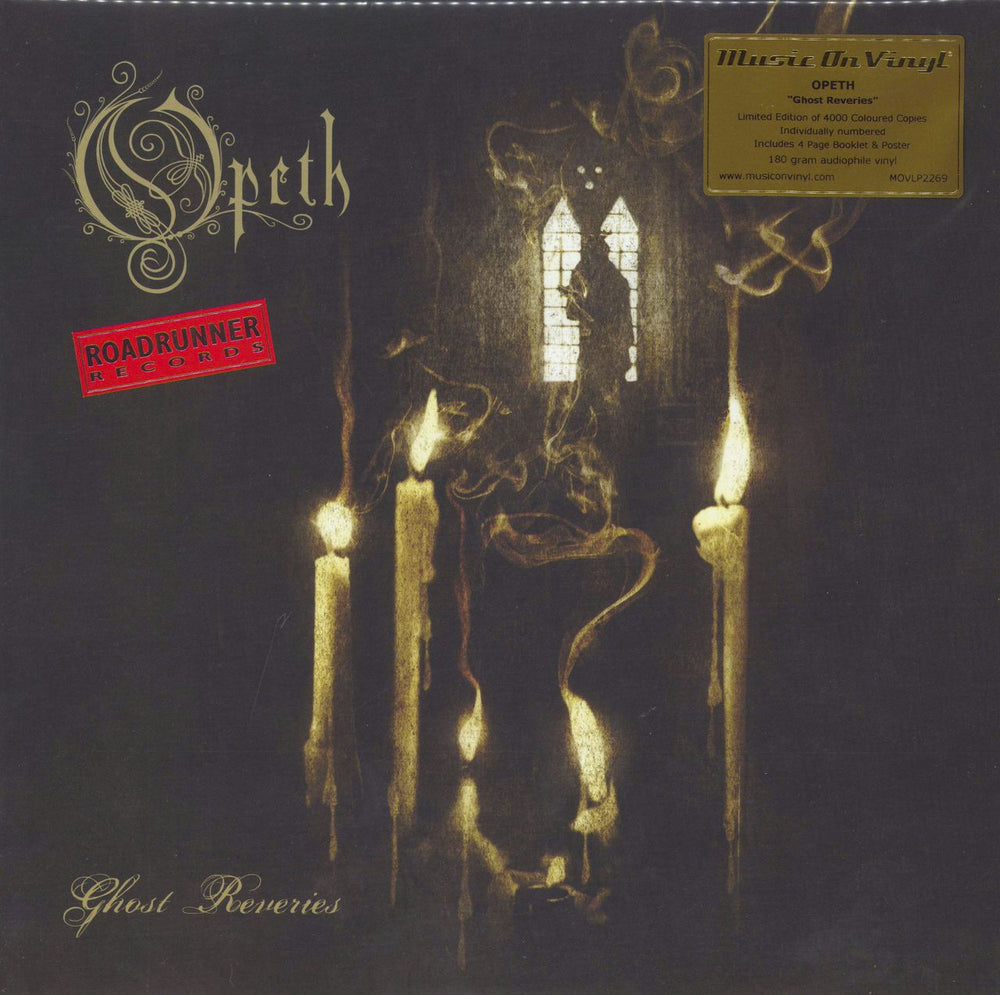 Opeth Ghost Reveries - Black Smoke + Poster - Hype Stickered PVC UK 2-LP vinyl record set (Double LP Album) MOVLP2269