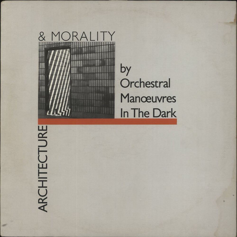 Orchestral Manoeuvres In The Dark Architecture & Morality - Grey Sleeve - VG UK vinyl LP album (LP record) DID12