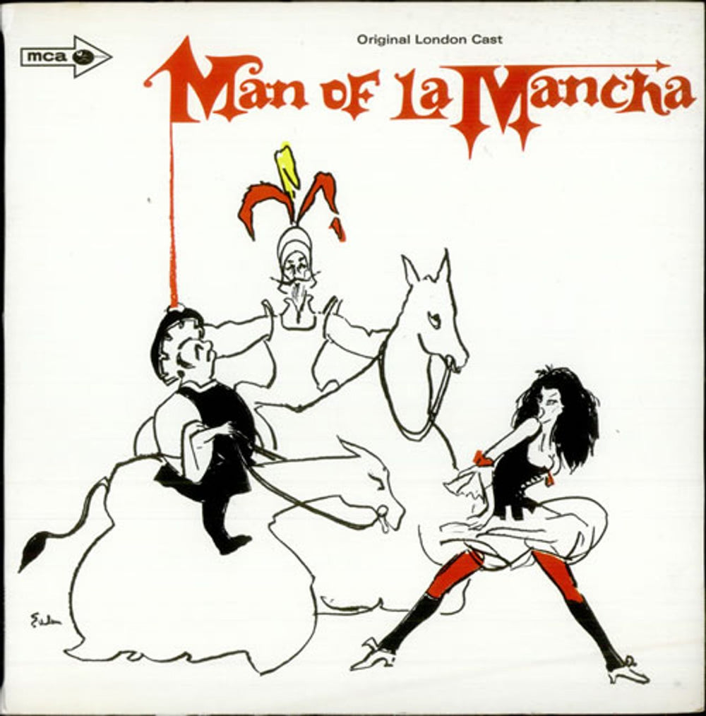 Original Cast Recording Man Of La Mancha - Original London Cast UK vinyl LP album (LP record) MUP/S334