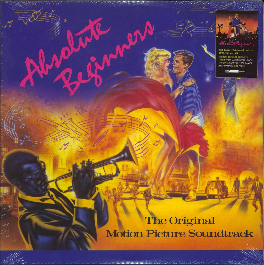 Original Soundtrack Absolute Beginners - 180gm - Sealed UK 2-LP vinyl record set (Double LP Album) 0865657