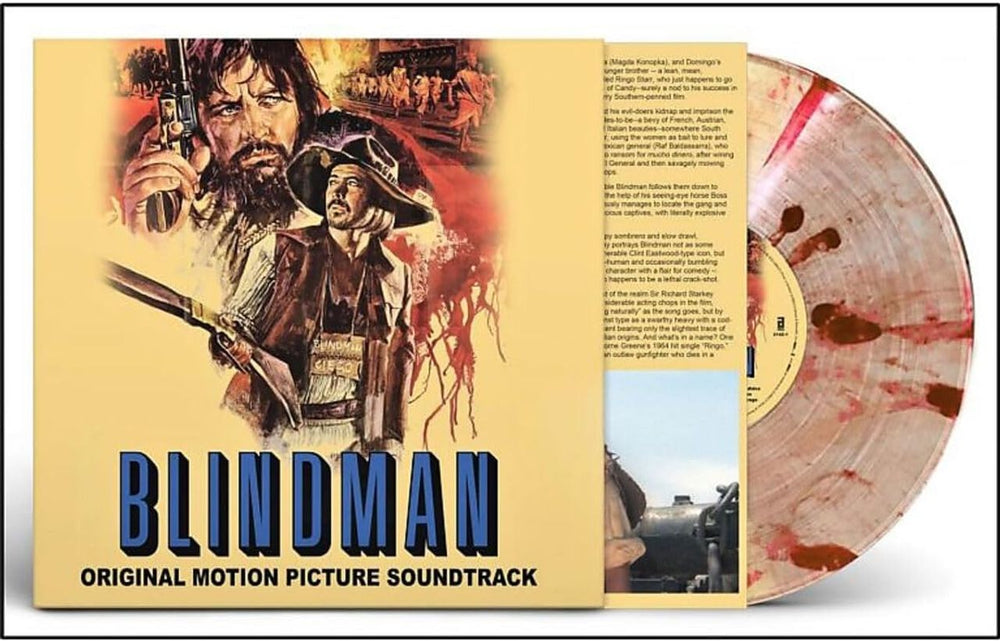 Original Soundtrack Blindman [Original Motion Picture Soundtrack] - RSD23 - Blood Splatter Vinyl - Sealed US vinyl LP album (LP record) 2142-1