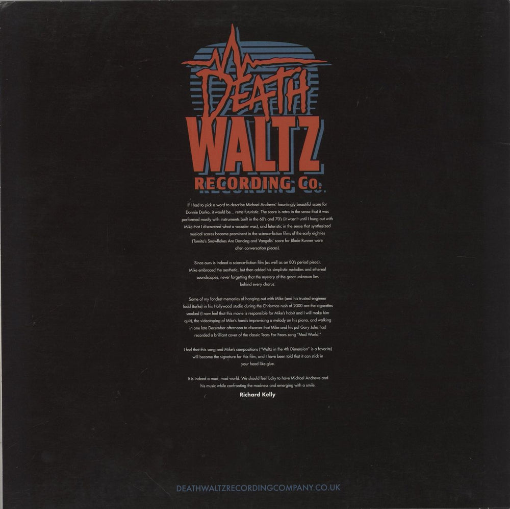 Original Soundtrack Donnie Darko - Blue Vinyl UK vinyl LP album (LP record)