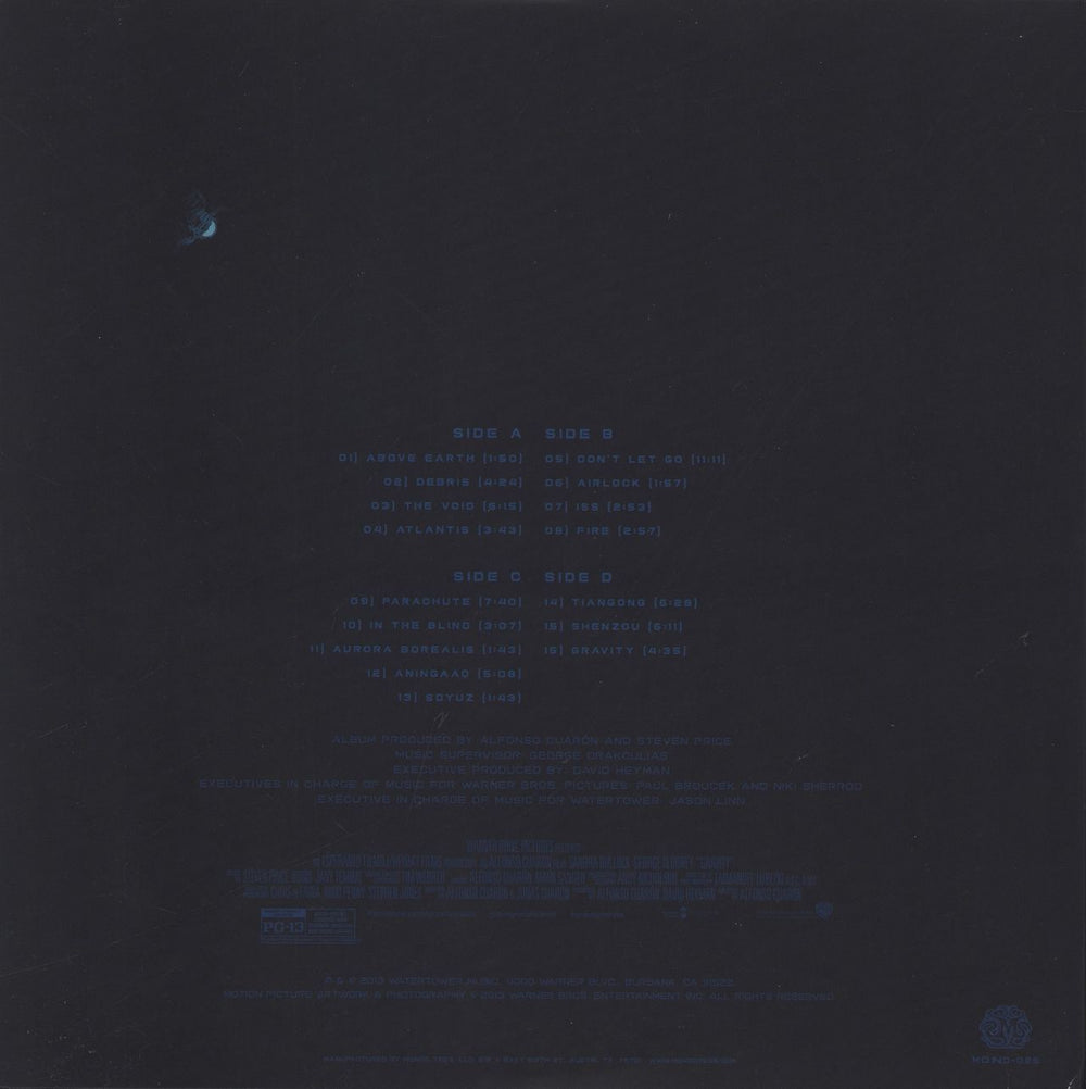 Original Soundtrack Gravity - 180g Vinyl US 2-LP vinyl record set (Double LP Album)