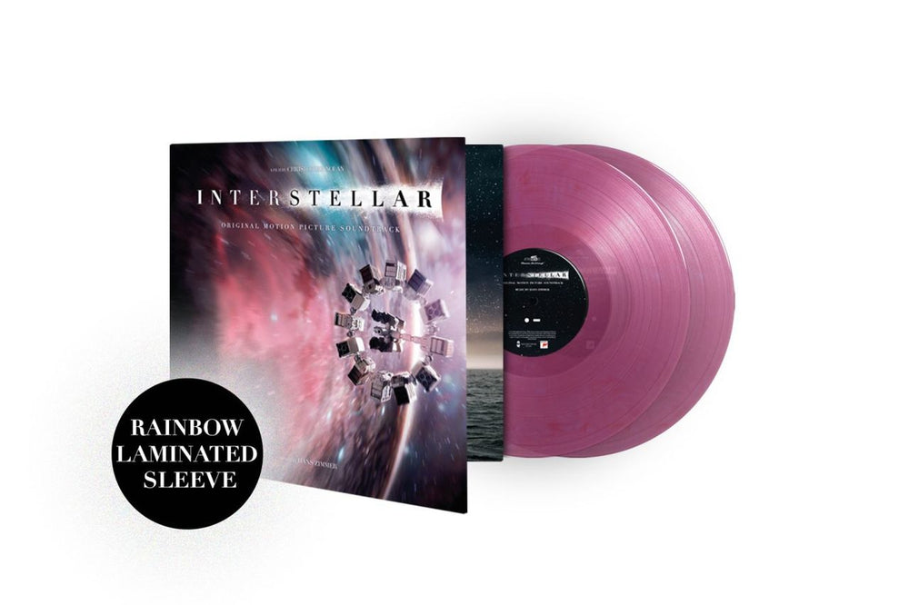 Original Soundtrack Interstellar - Purple Vinyl - Rainbow Laminate Sleeve - Numbered Edition UK 2-LP vinyl record set (Double LP Album) MOVATM023