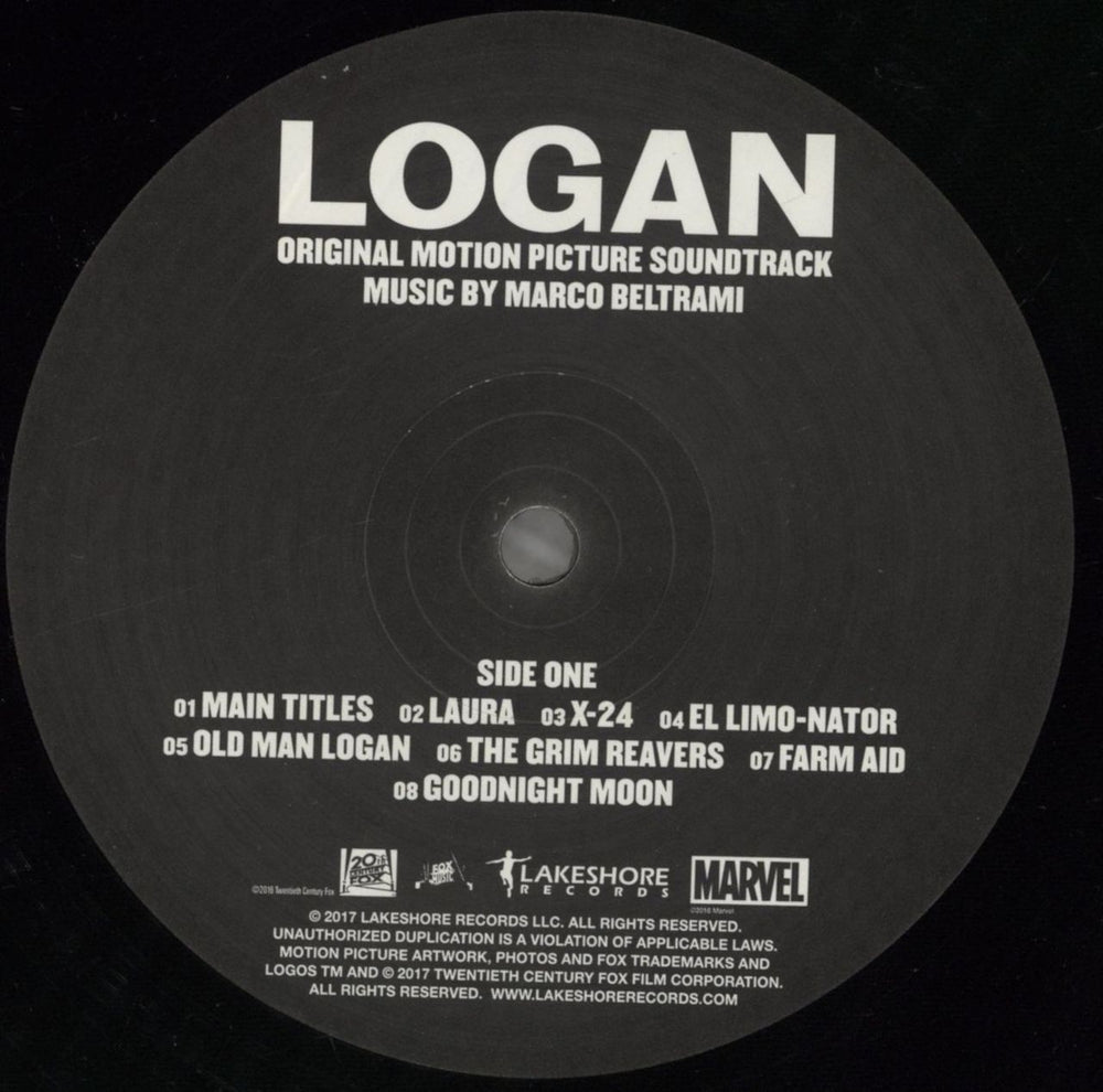 Original Soundtrack Logan US vinyl LP album (LP record) OSTLPLO858876