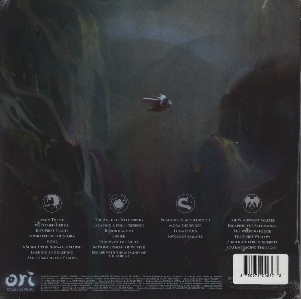 Original Soundtrack Ori And The Will Of The Wisps - 180g - Sealed US 2-LP vinyl record set (Double LP Album) 850971008778