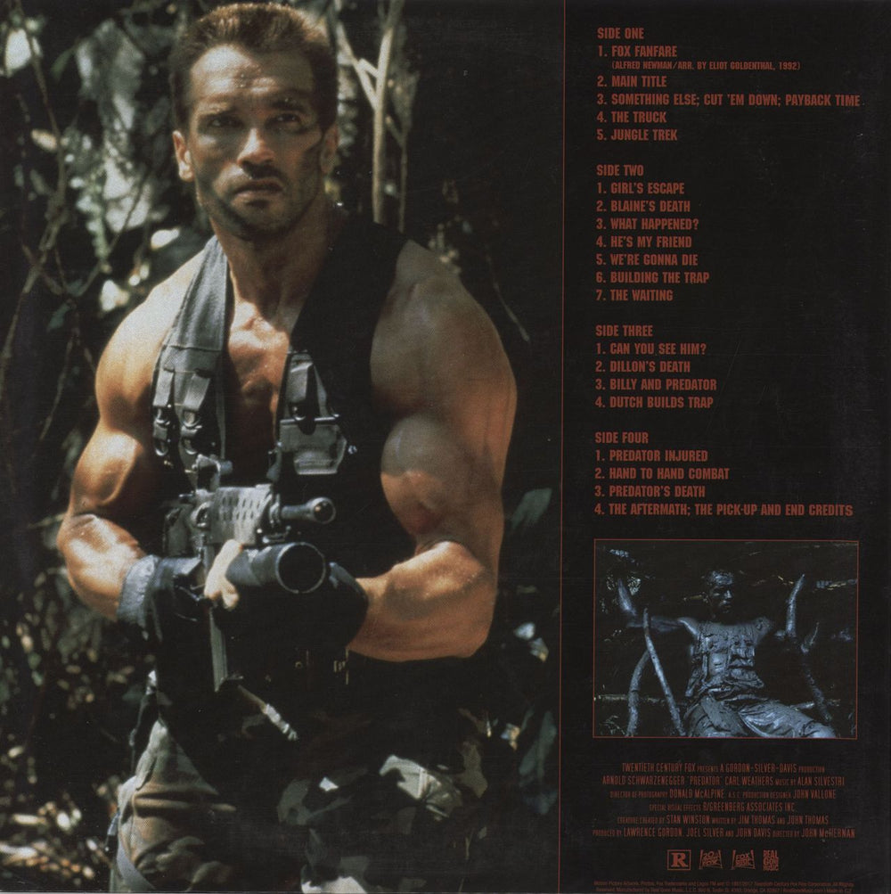 Original Soundtrack Predator - Red and Blue Splatter Vinyl US 2-LP vinyl record set (Double LP Album)
