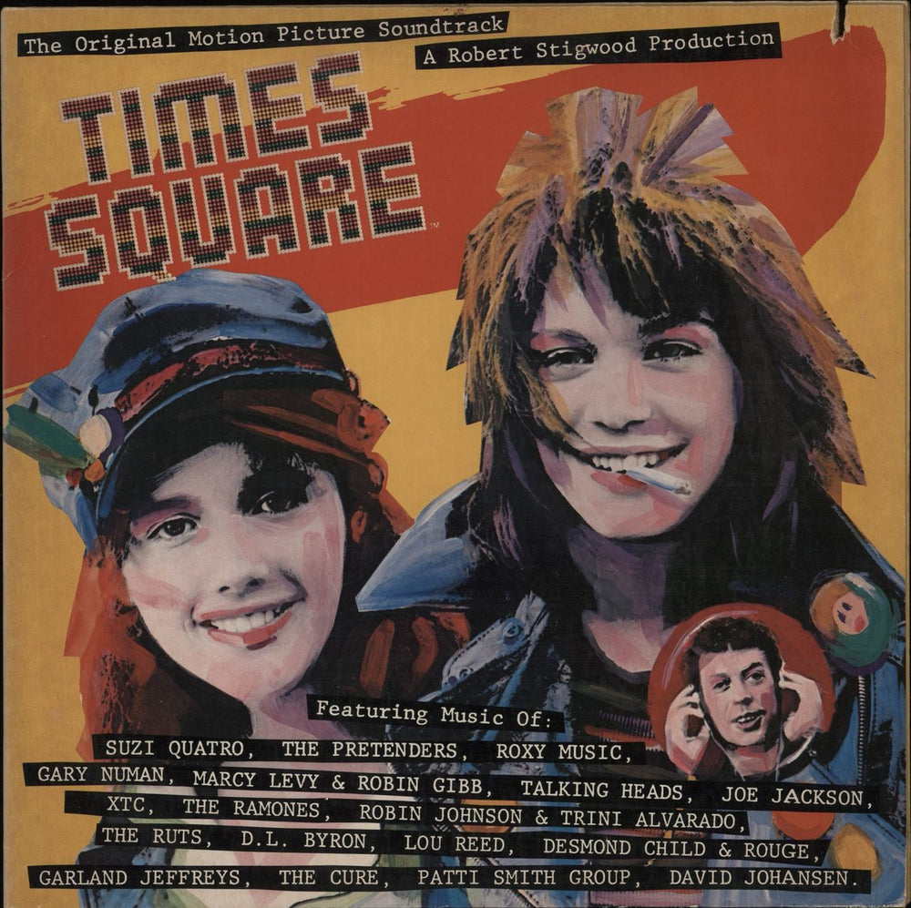 Original Soundtrack Times Square US 2-LP vinyl record set (Double LP Album) RS-2-4203
