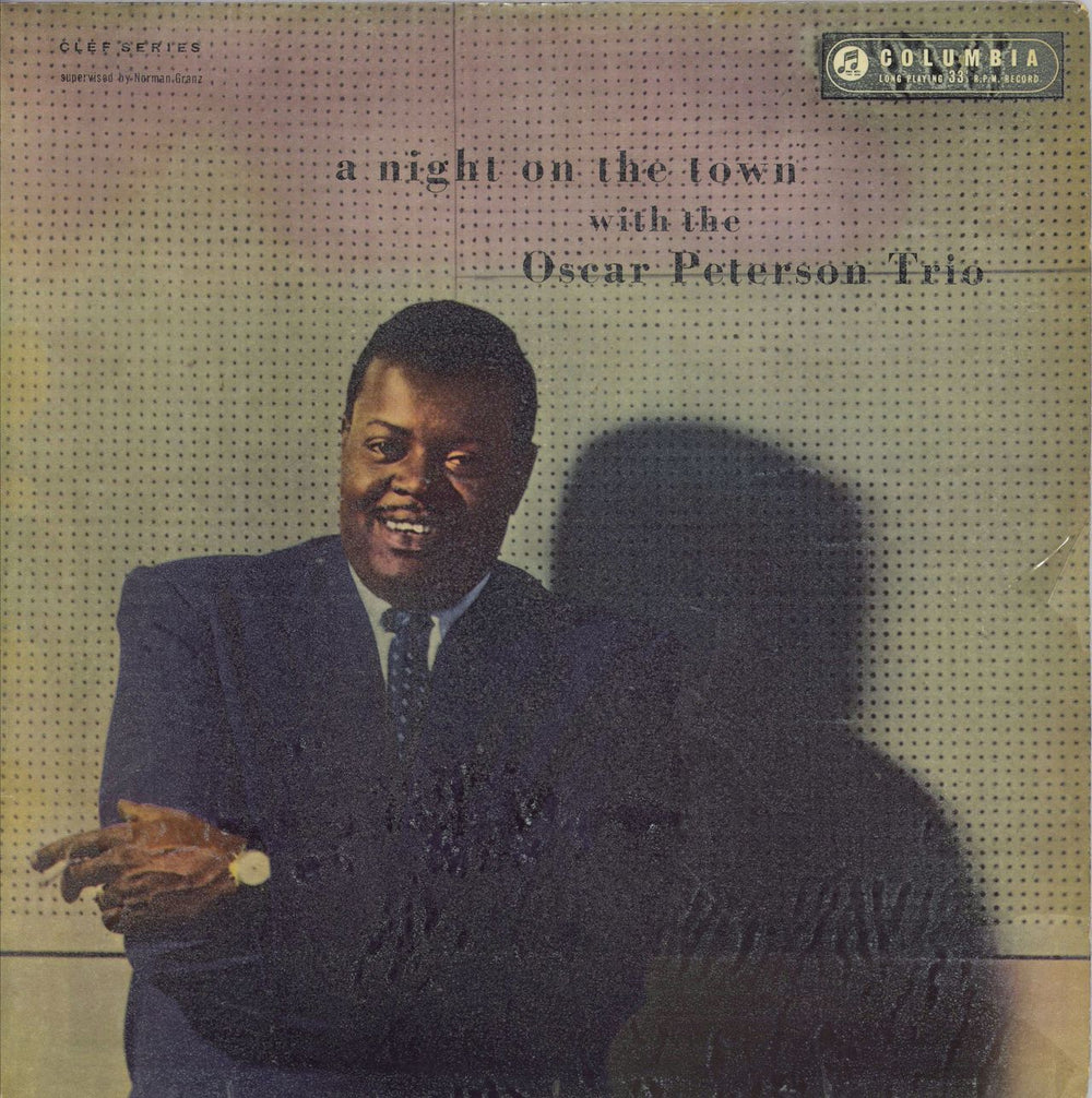 Oscar Peterson A Night On The Town With The Oscar Peterson Trio UK vinyl LP album (LP record) 33CX10135