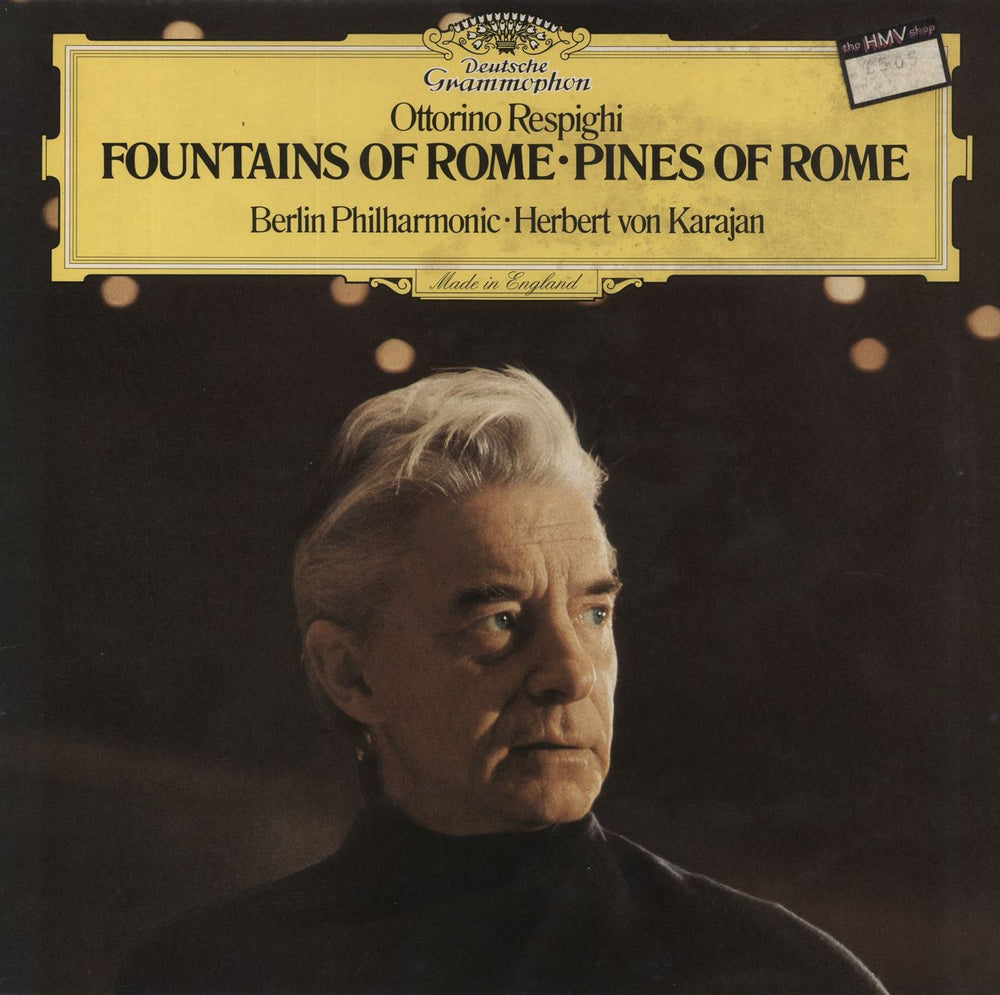Ottorino Respighi Respighi: Fontane Di Roma • Pini Di Roma UK vinyl LP album (LP record) 2531055
