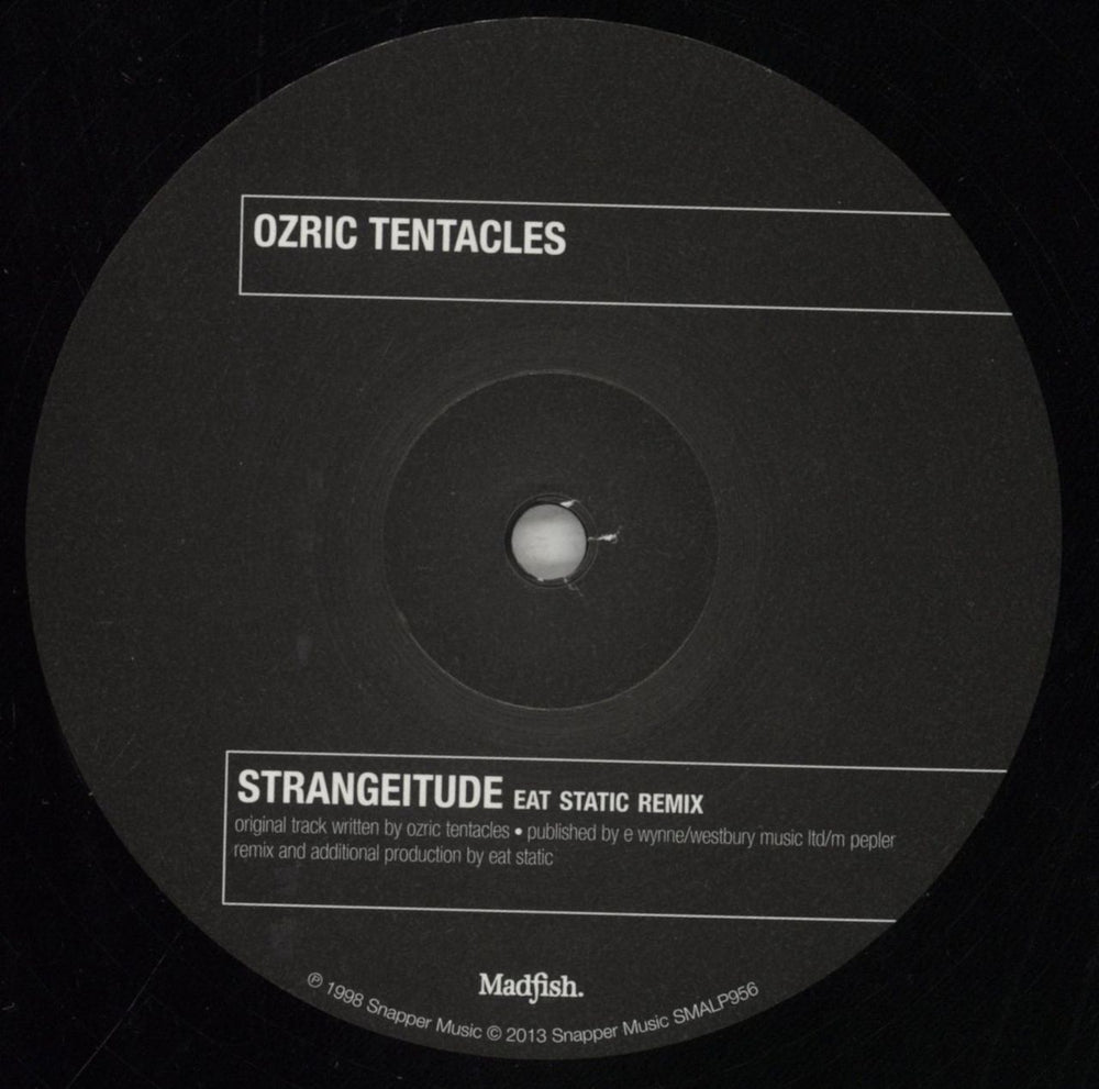 Ozric Tentacles Strangeitude - 180 Gram Yellow Vinyl + Black Vinyl UK 2-LP vinyl record set (Double LP Album) OZR2LST850504
