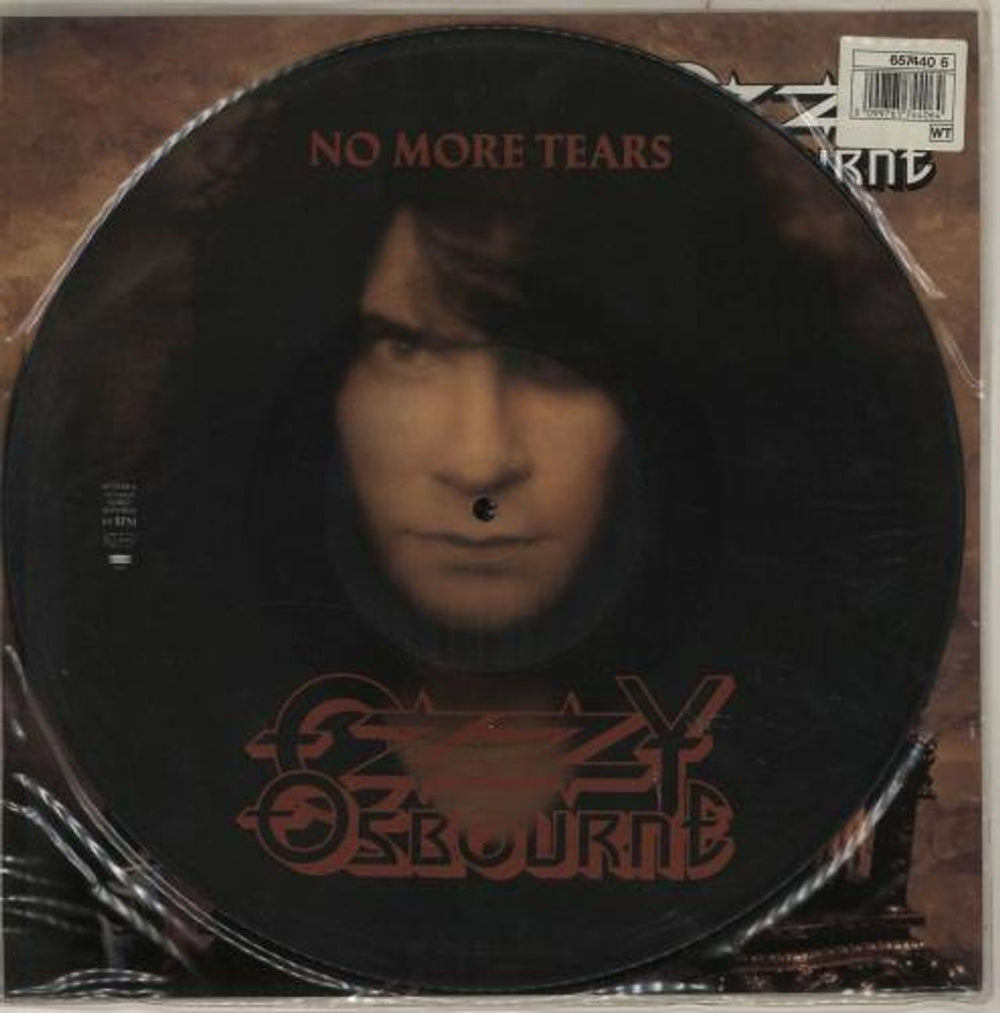 Ozzy Osbourne No More Tears + insert UK 12" vinyl picture disc (12 inch picture record) 6574406