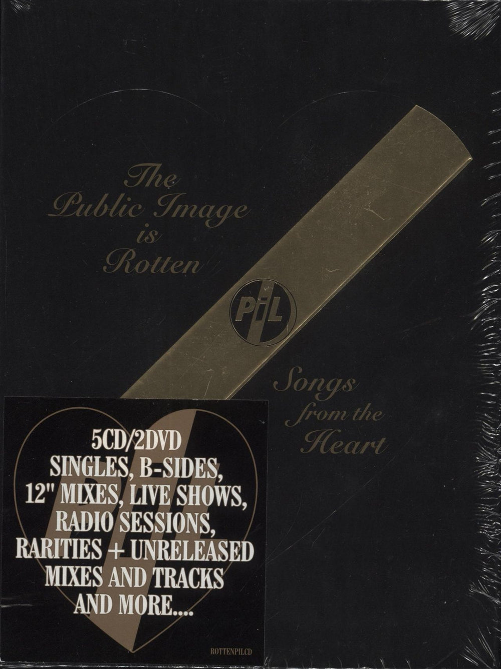 P.I.L. The Public Image Is Rotten [Songs From The Heart] - Sealed UK CD Album Box Set ROTTENPILCD