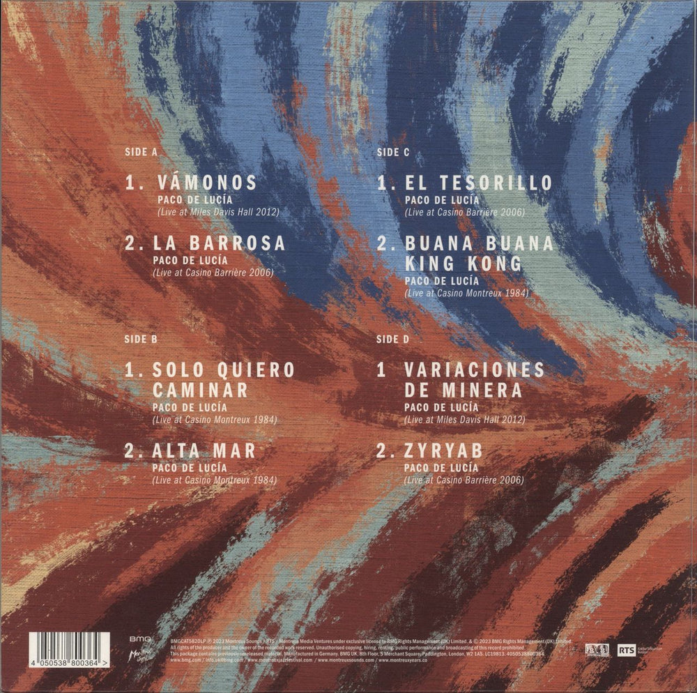 Paco De Lucia The Montreux Years German 2-LP vinyl record set (Double LP Album) 4050538800364