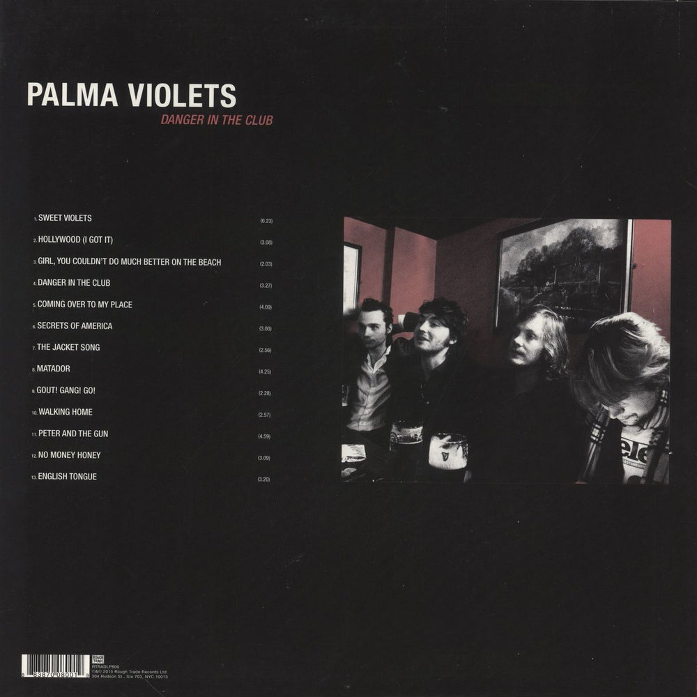 Palma Violets Danger In The Club - EX UK vinyl LP album (LP record) 883870080019