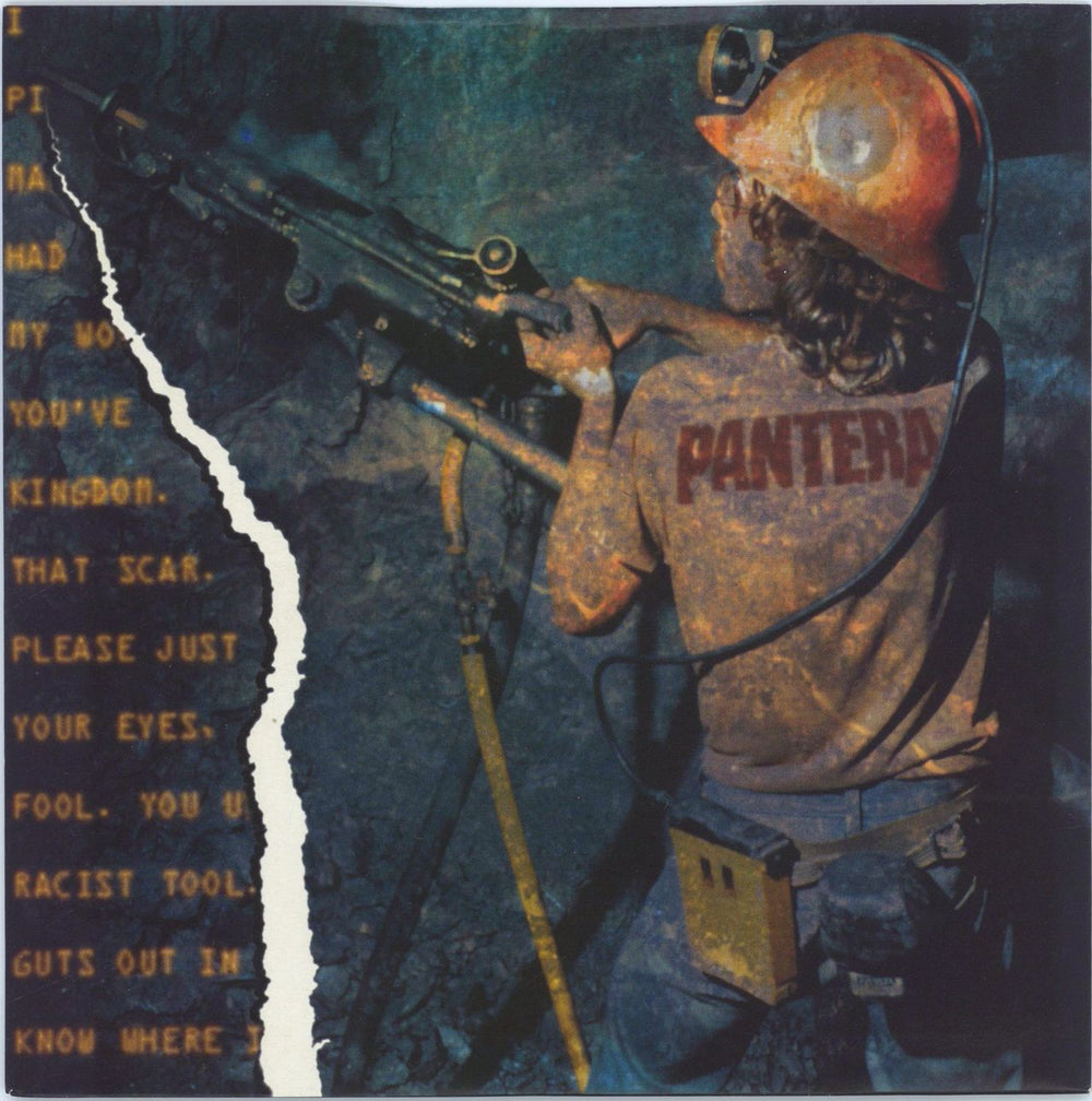 Pantera 5 Minutes Alone - White Vinyl UK 7" vinyl single (7 inch record / 45) A8293