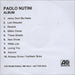 Paolo Nutini These Streets UK CD-R acetate CD-R ACETATE