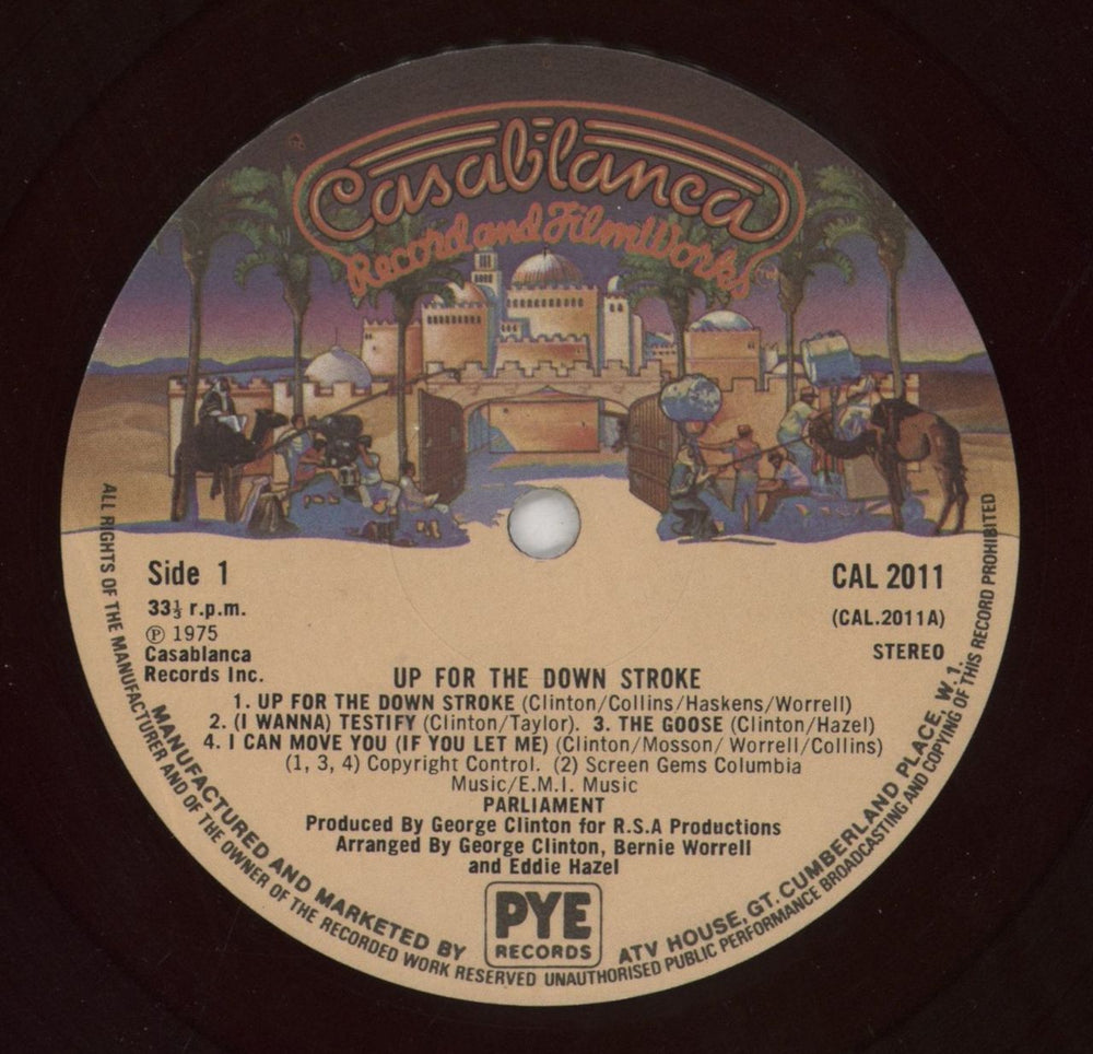 Parliament Up For The Down Stroke UK vinyl LP album (LP record) PLTLPUP644375
