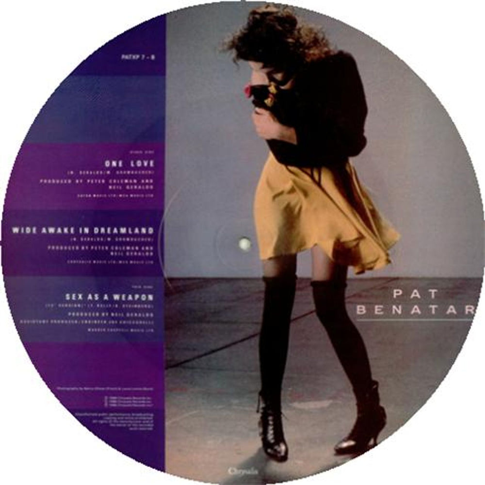 Pat Benatar One Love UK 12" vinyl picture disc (12 inch picture record) BEN2PON37163