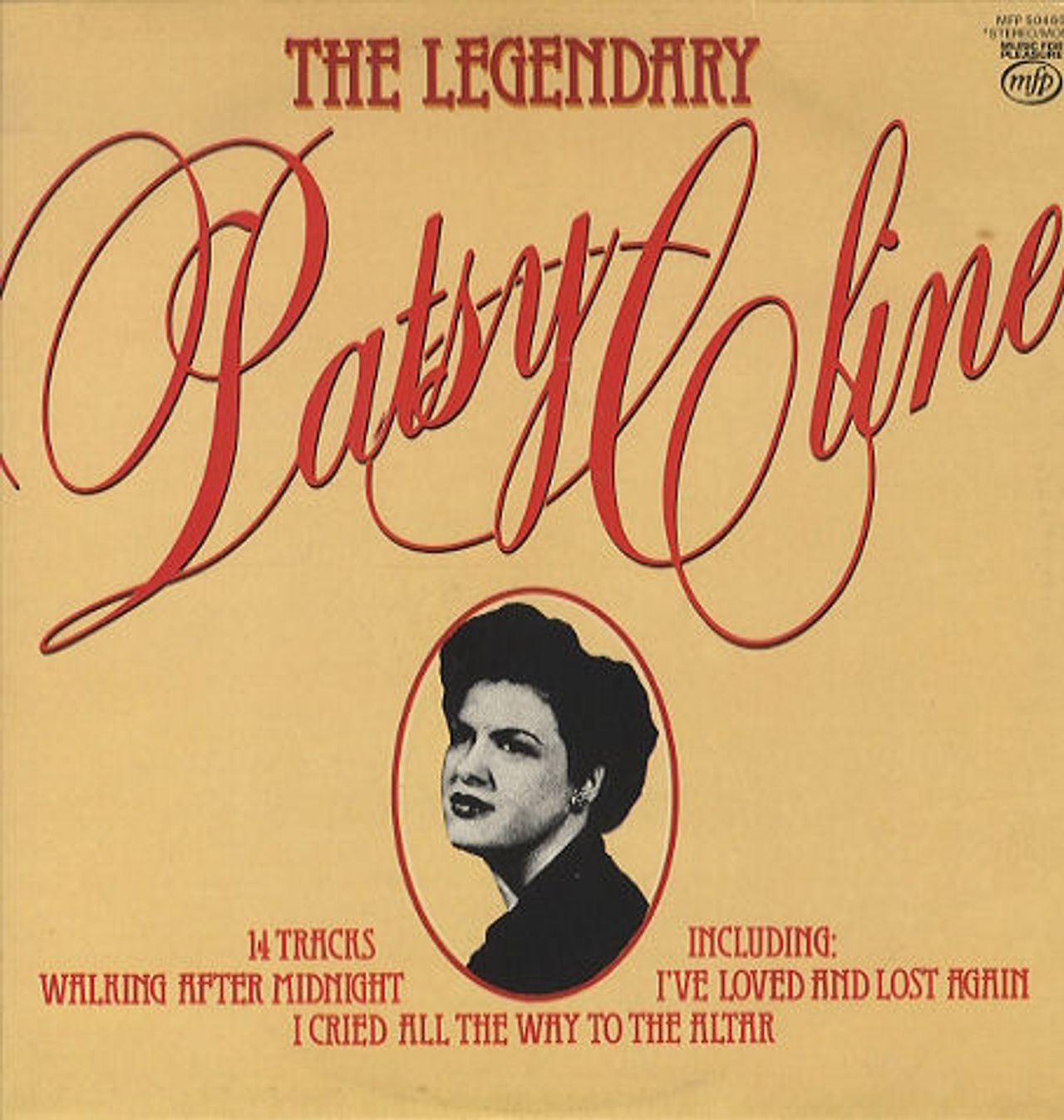 Patsy Cline The Legendary Patsy Cline UK vinyl LP album (LP record) MFP50460