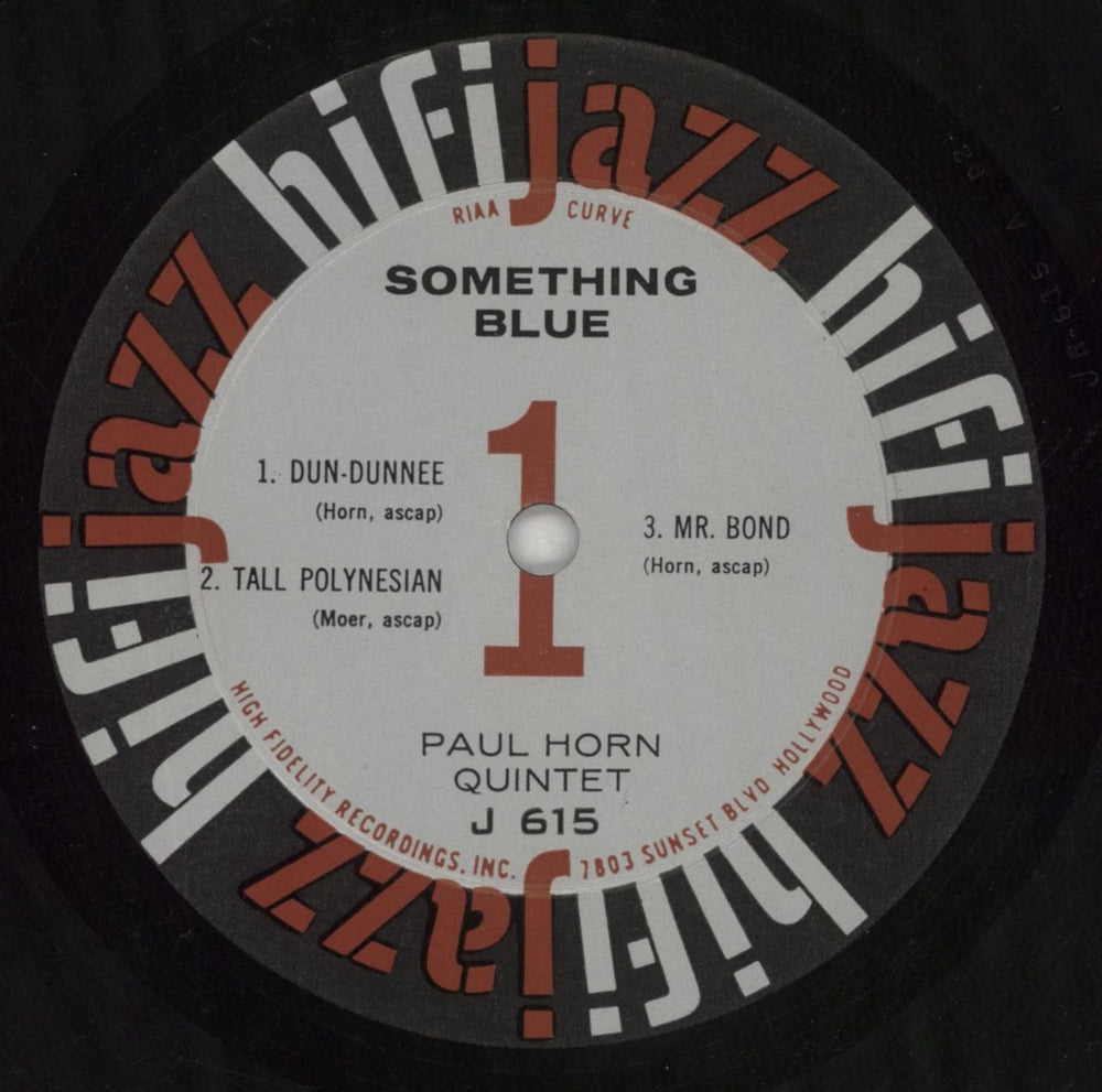 Paul Horn Something Blue Spanish vinyl LP album (LP record) PH2LPSO849399