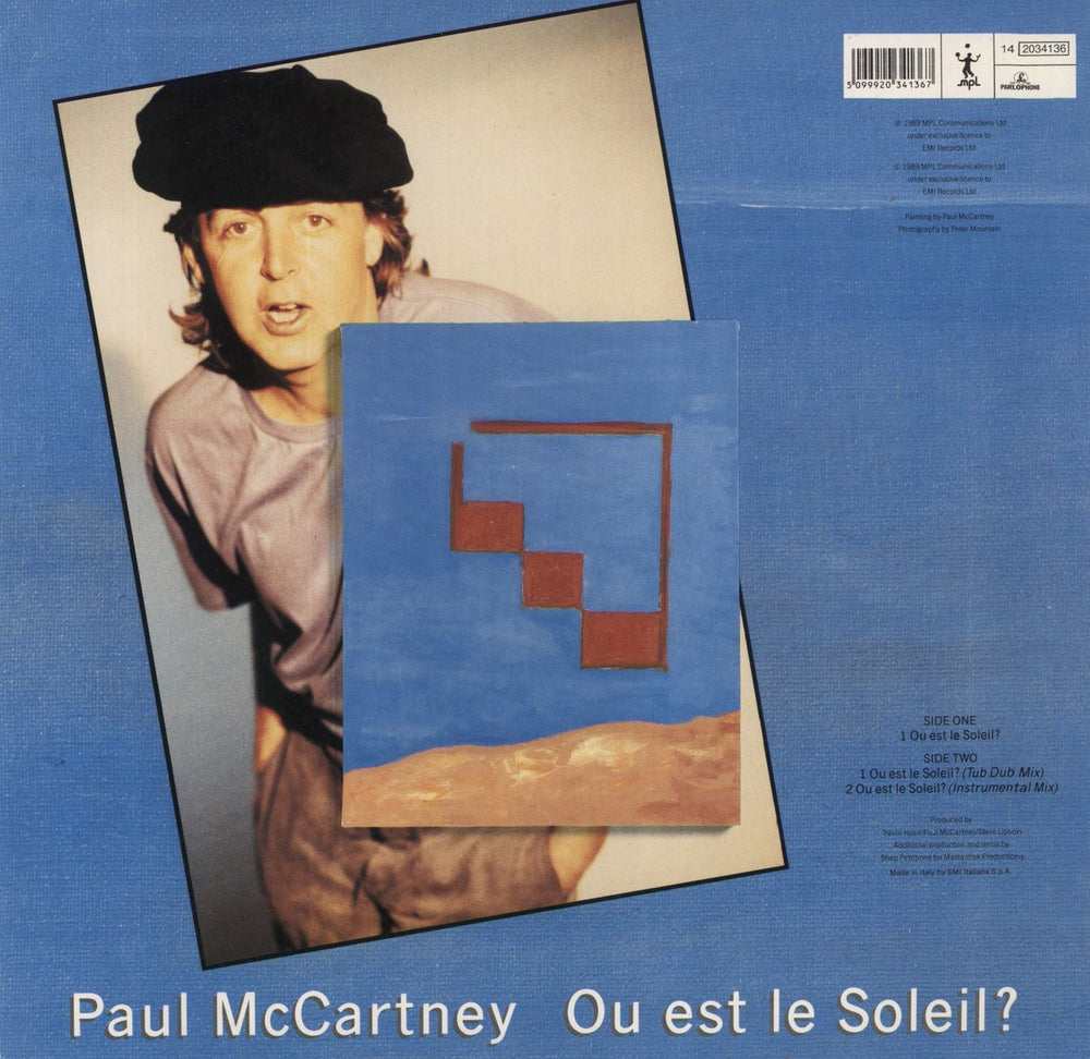 Paul McCartney and Wings Ou Est Le Soleil? Italian 12" vinyl single (12 inch record / Maxi-single) 5099920341367