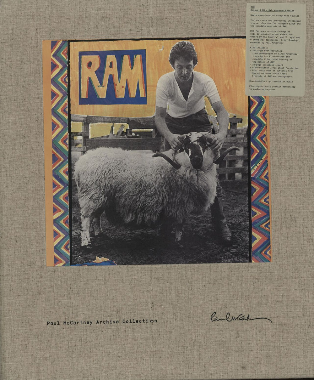 Paul McCartney and Wings Ram - Deluxe Anniversary Box US CD Album Box Set HRM-33450-00