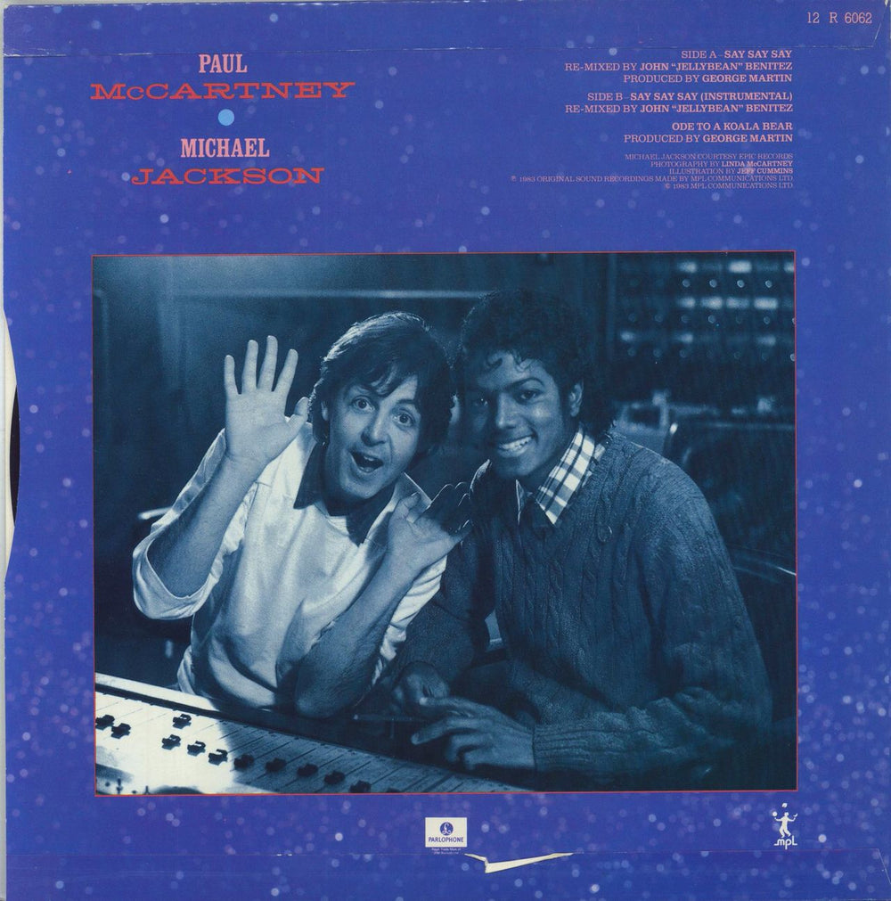 Paul McCartney and Wings Say Say Say UK 12" vinyl single (12 inch record / Maxi-single)