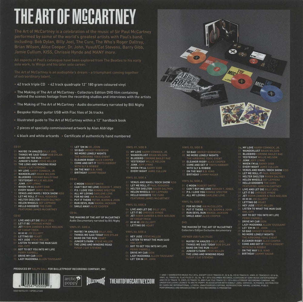 Paul McCartney and Wings The Art Of McCartney - 180 Gram Deluxe UK Vinyl Box Set MCCVXTH646604