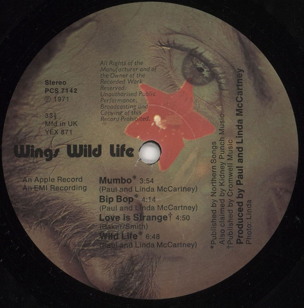 Paul McCartney and Wings Wild Life - 1st - EX UK vinyl LP album (LP record) MCCLPWI712266