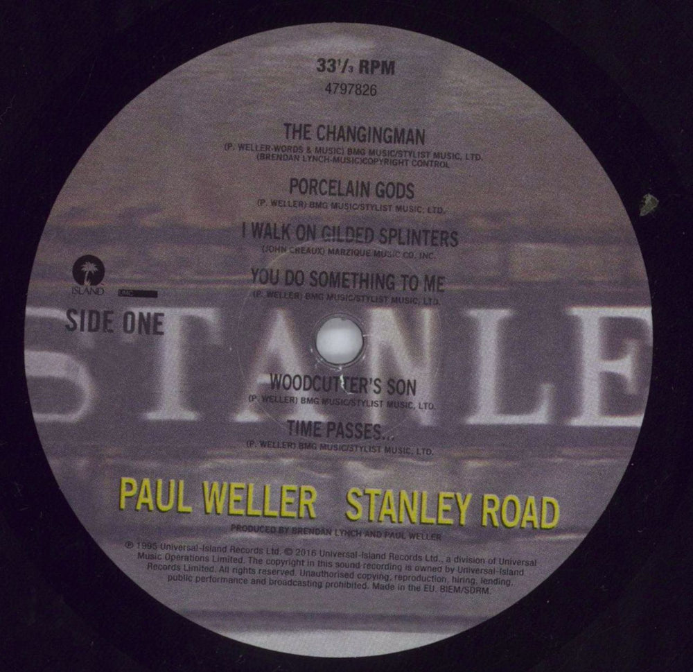 Paul Weller Stanley Road - 180 Gram - EX UK vinyl LP album (LP record) WELLPST831261