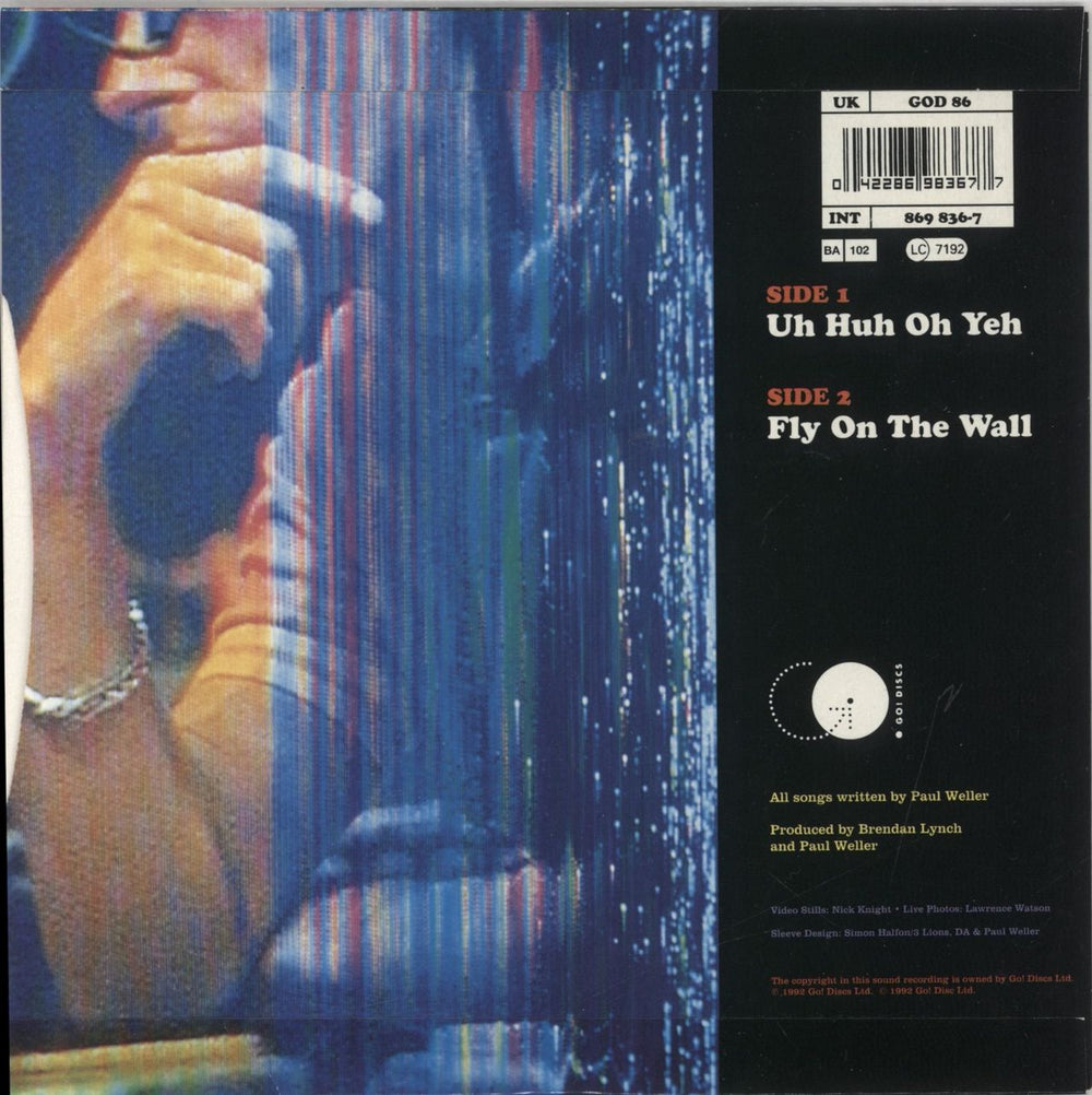 Paul Weller Uh Huh Oh Yeh UK 7" vinyl single (7 inch record / 45) 042286983677