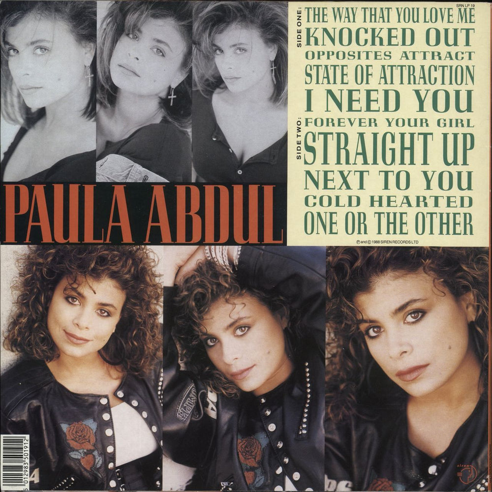Paula Abdul Forever Your Girl - stickered UK vinyl LP album (LP record) 5012983501912