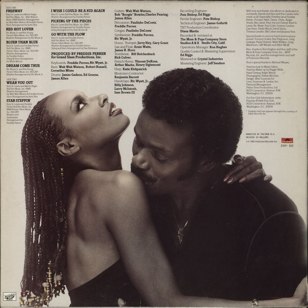 Peaches & Herb Sayin' Something! Dutch vinyl LP album (LP record)