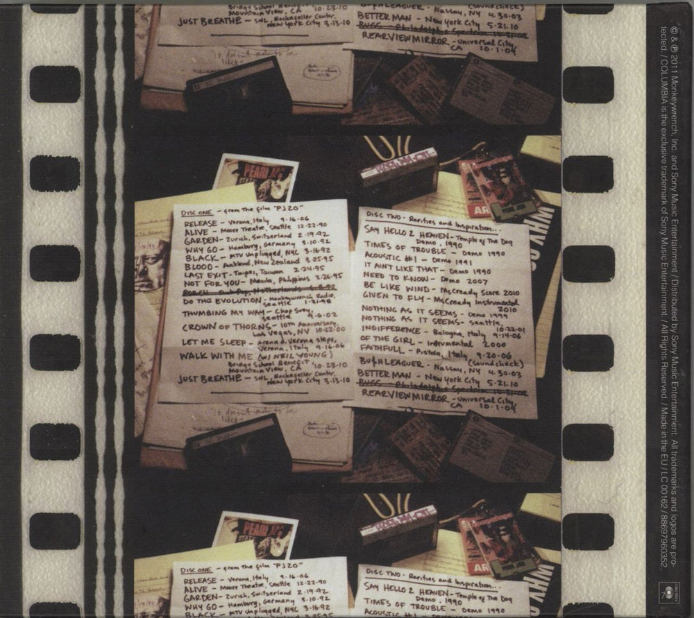 Pearl Jam Twenty UK 2 CD album set (Double CD) 886979603523