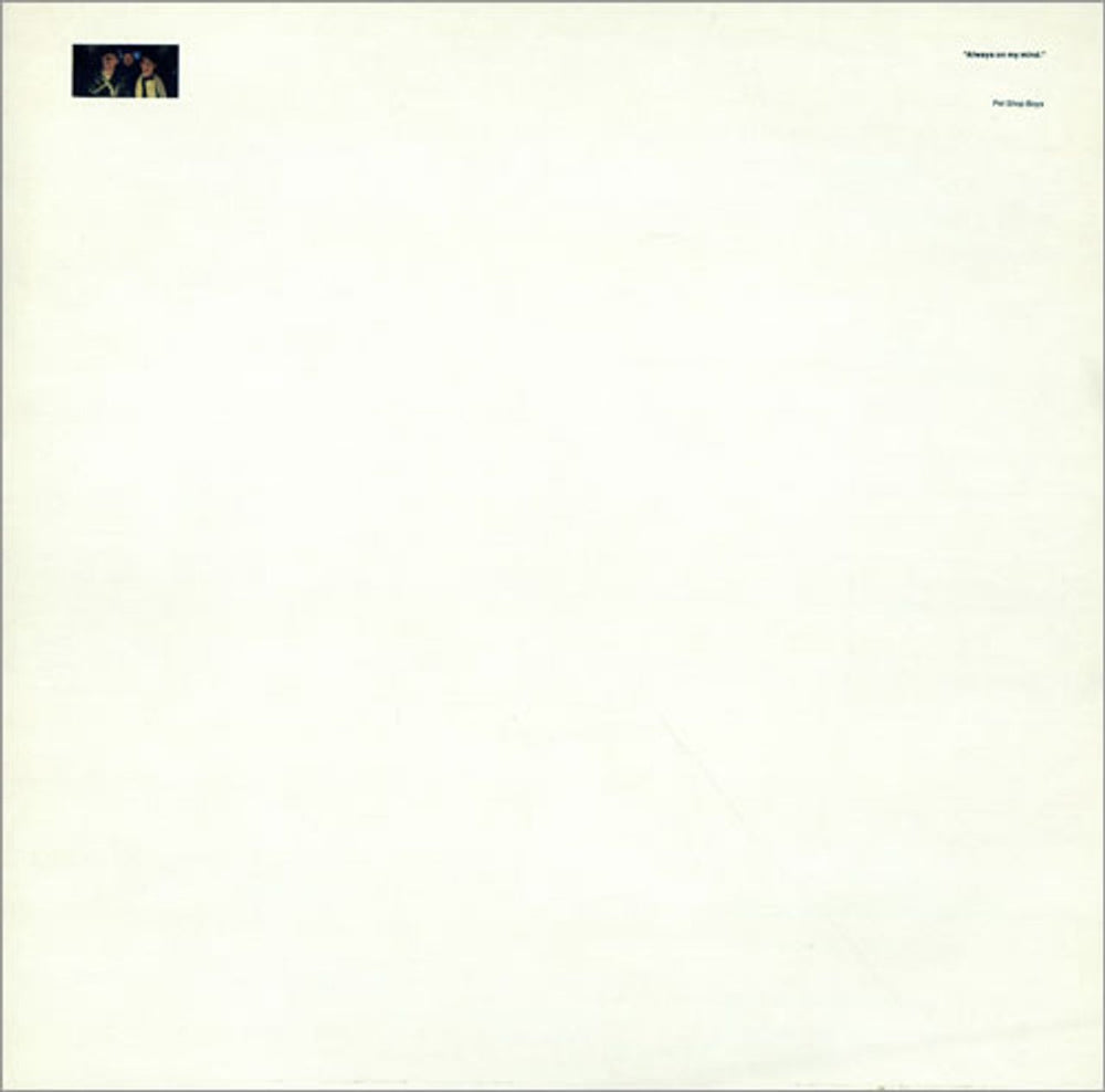 Pet Shop Boys Always On My Mind - Double Sleeve issue - EX UK 12" vinyl single (12 inch record / Maxi-single) 12RS6171