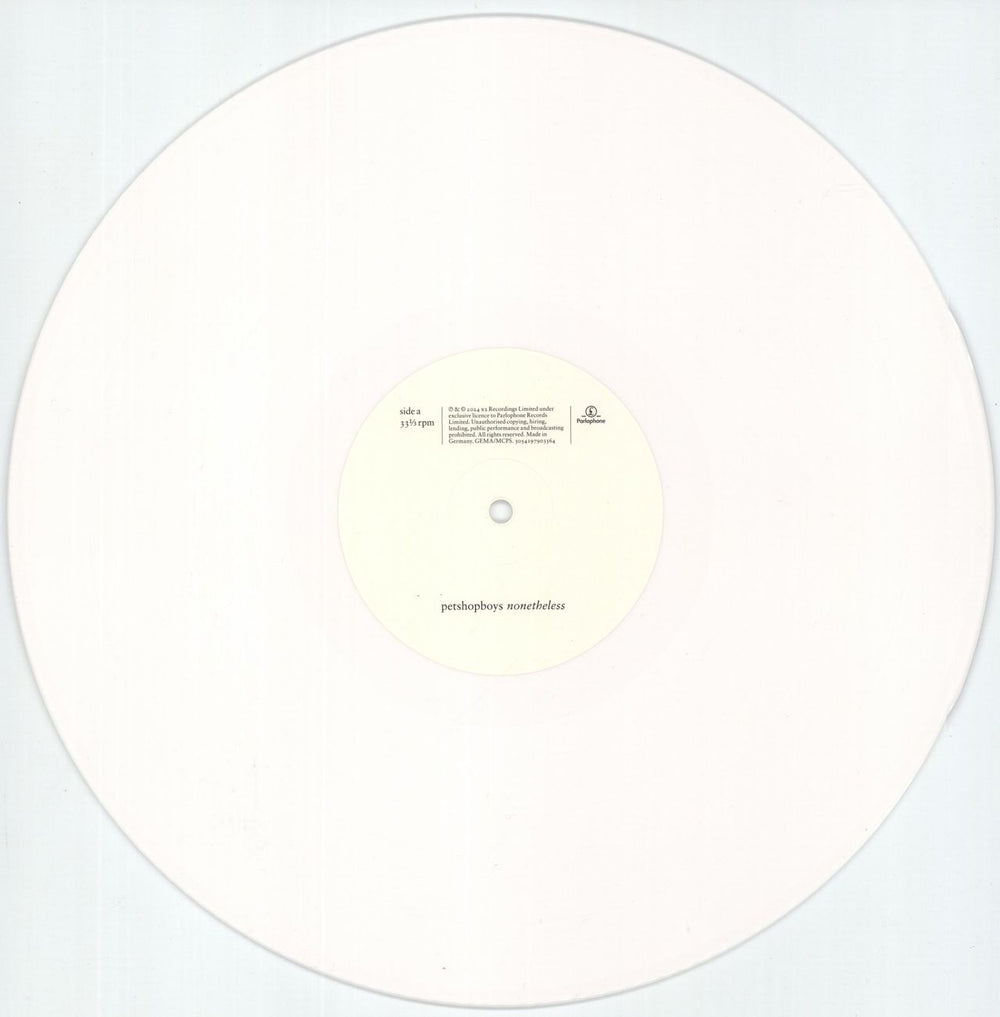 Pet Shop Boys Nonetheless + 12" EP - White Vinyl UK vinyl LP album (LP record) PSBLPNO872411