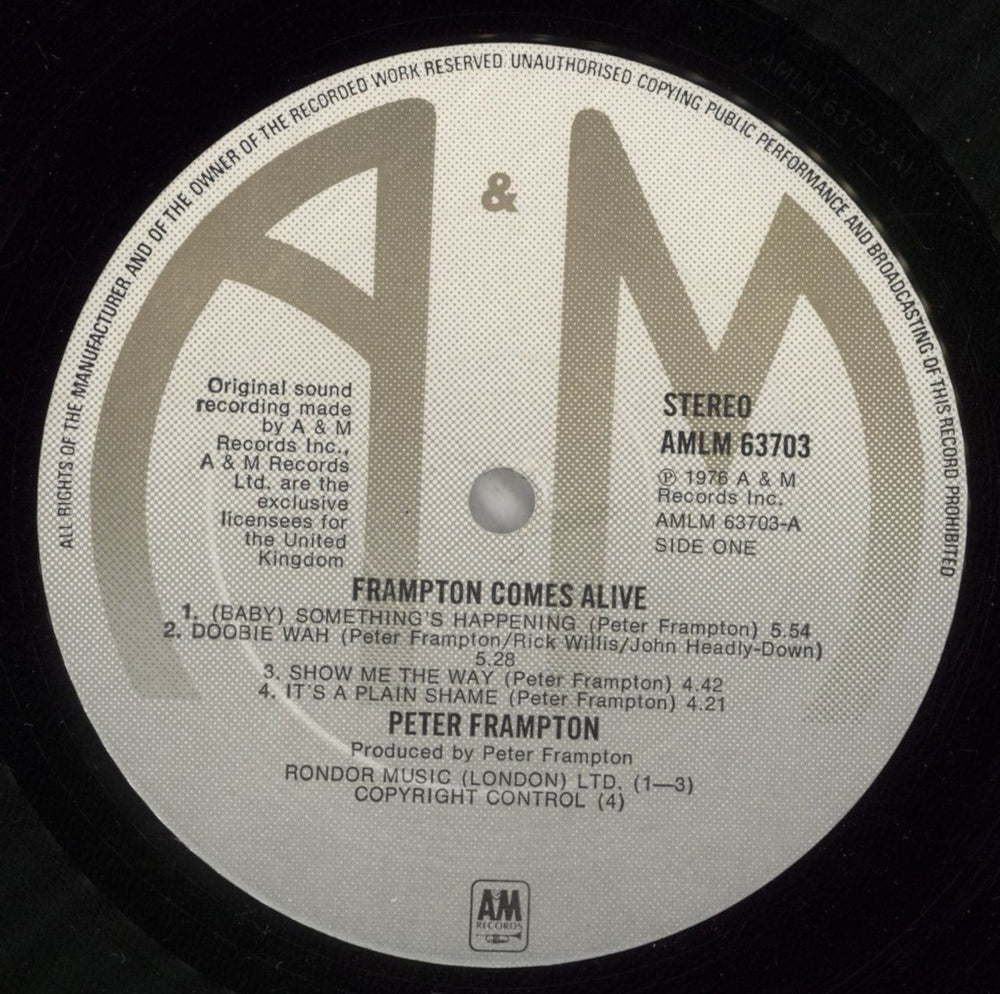 Peter Frampton Frampton Comes Alive! - Hype/Price Stickered UK 2-LP vinyl record set (Double LP Album) PFR2LFR788623