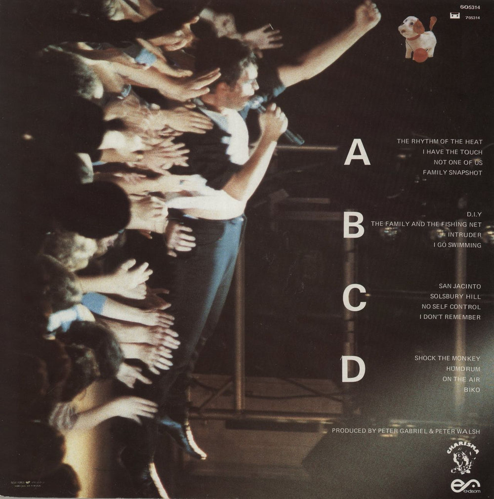 Peter Gabriel Plays Live Portuguese 2-LP vinyl record set (Double LP Album)