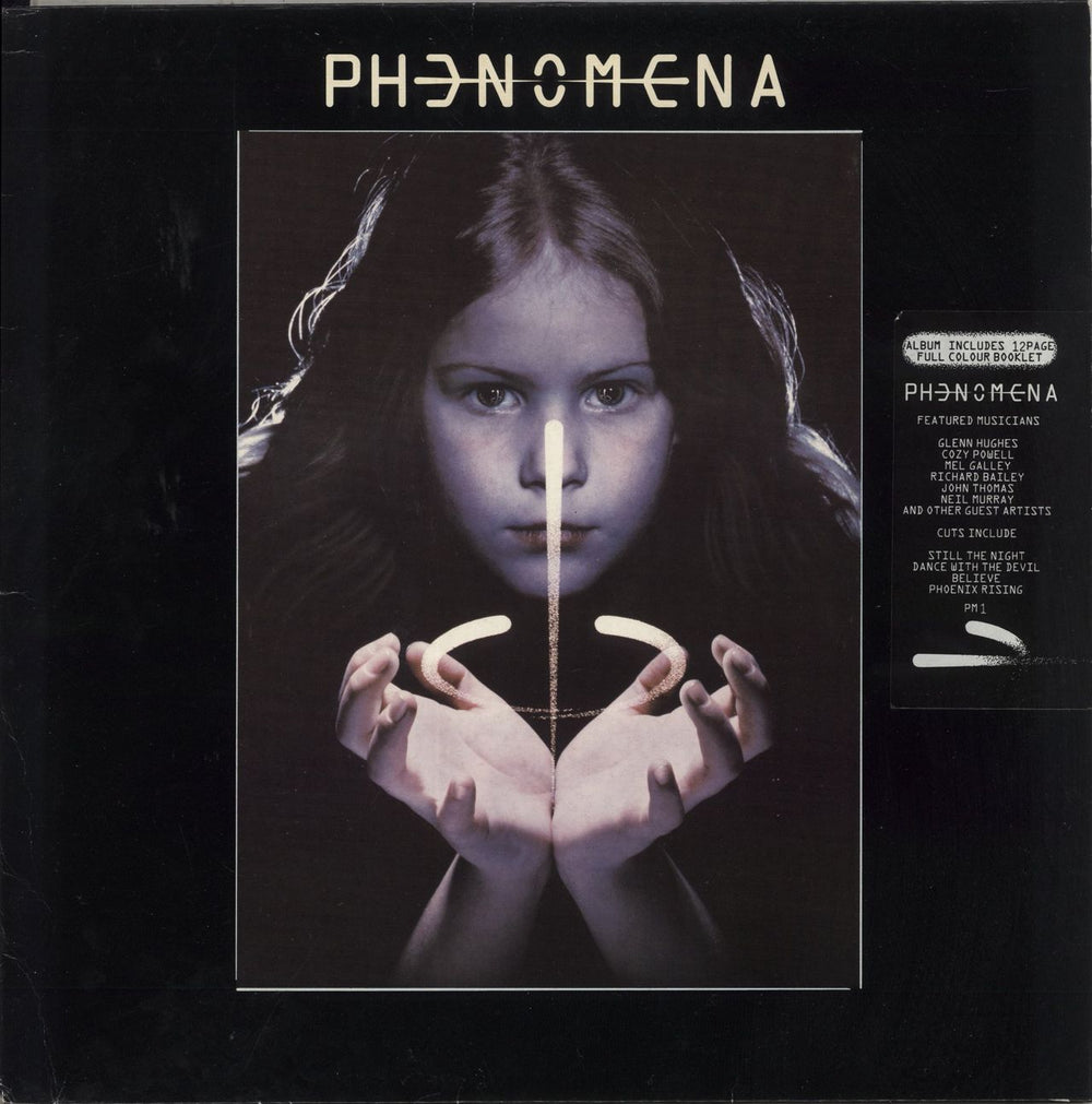 Phenomena Phenomena + Booklet - Hype Sticker - EX UK vinyl LP album (LP record) PM1