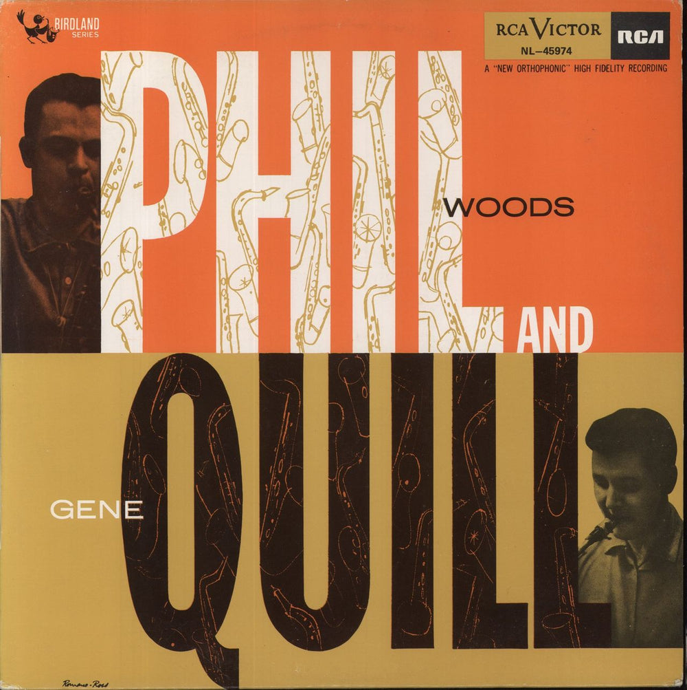 Phil Woods Phil And Quill French vinyl LP album (LP record) NL-45974
