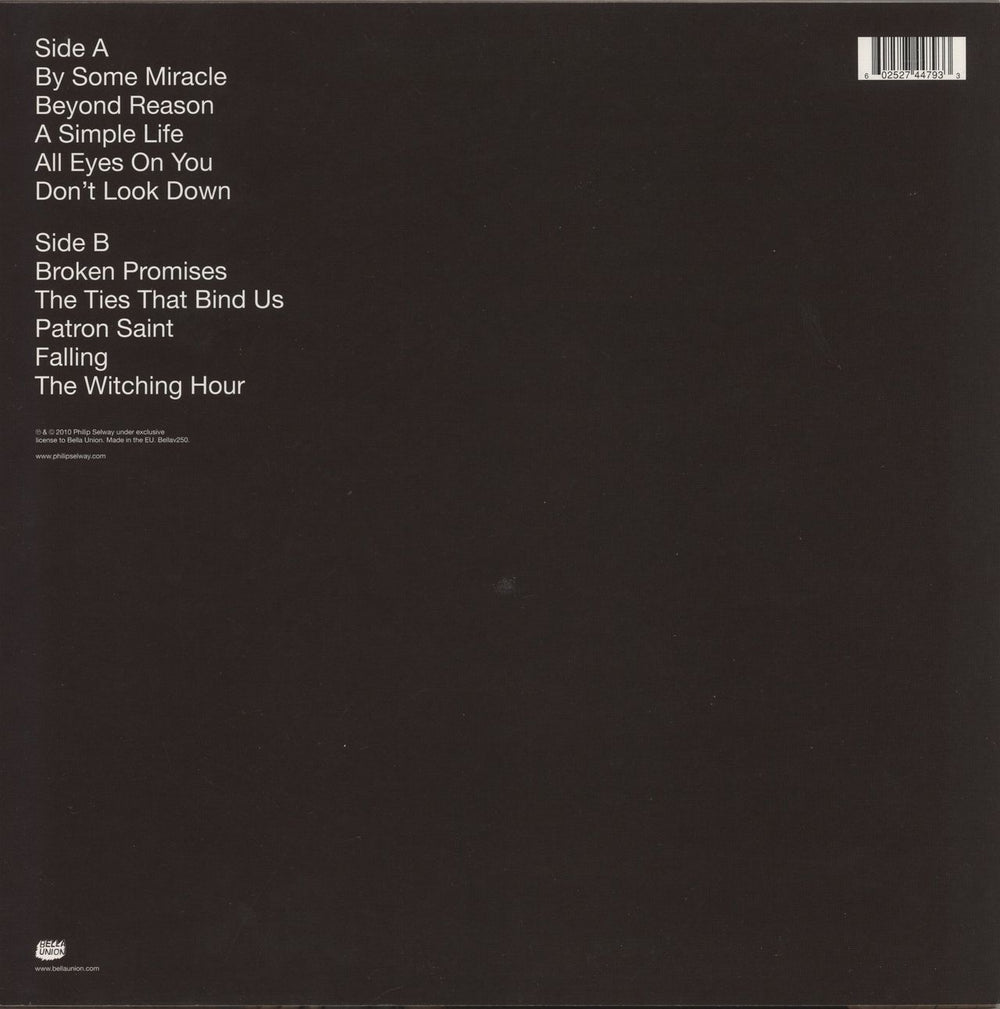 Philip Selway Familial UK vinyl LP album (LP record)