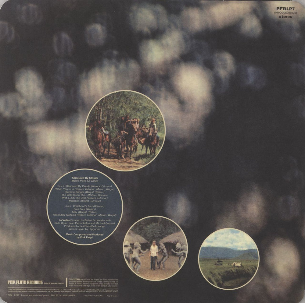 Pink Floyd Obscured By Clouds: Remastered - 180gm UK vinyl LP album (LP record) 190295996970